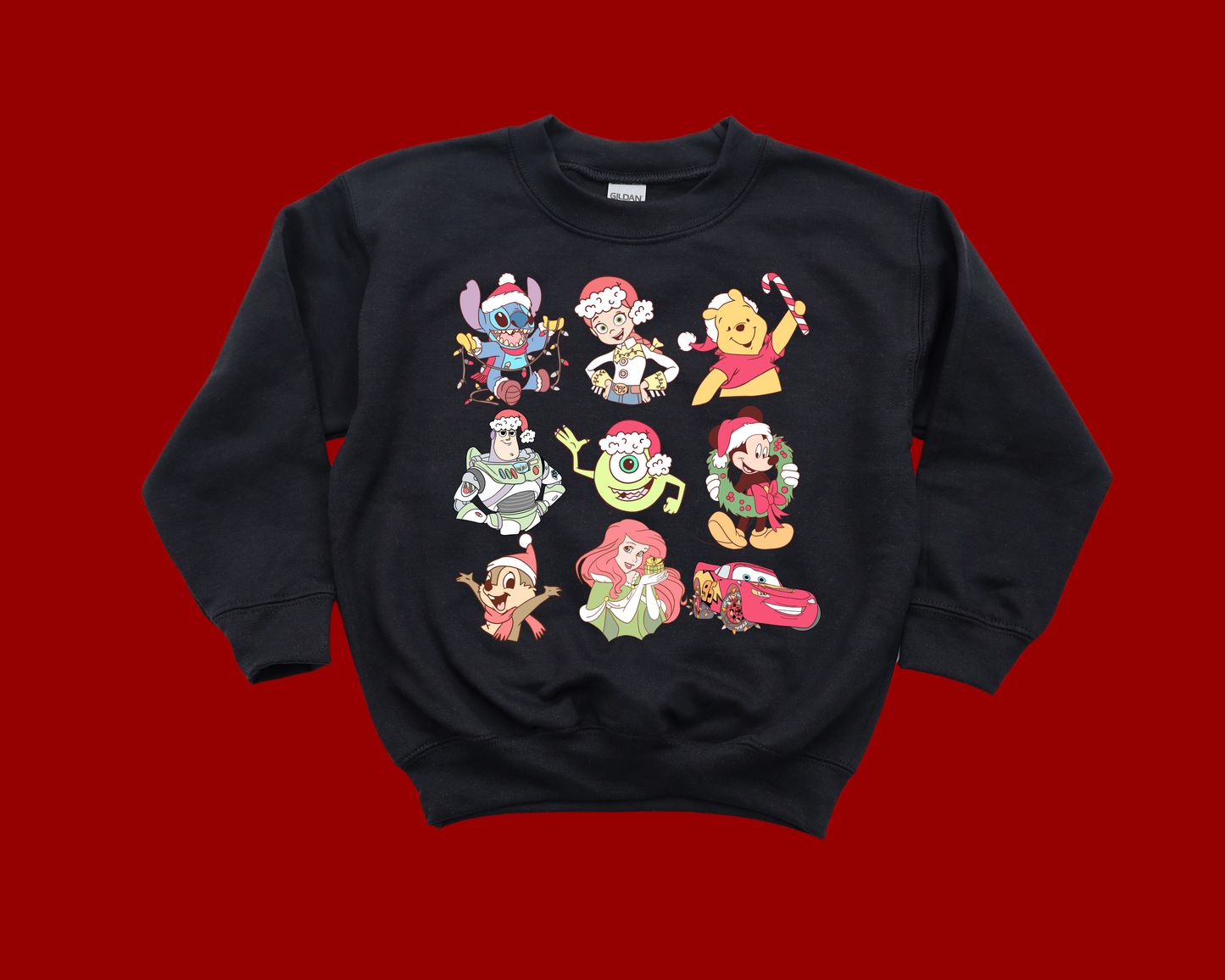 KIDS Characters Christmas Crewneck Sweatshirt