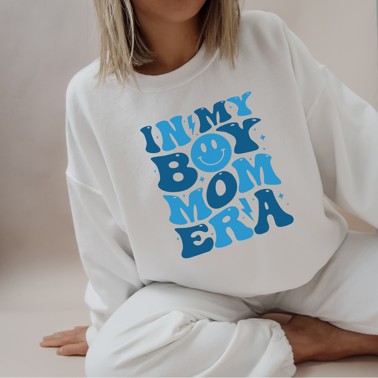 Boy Mom Era Crewneck Sweatshirt