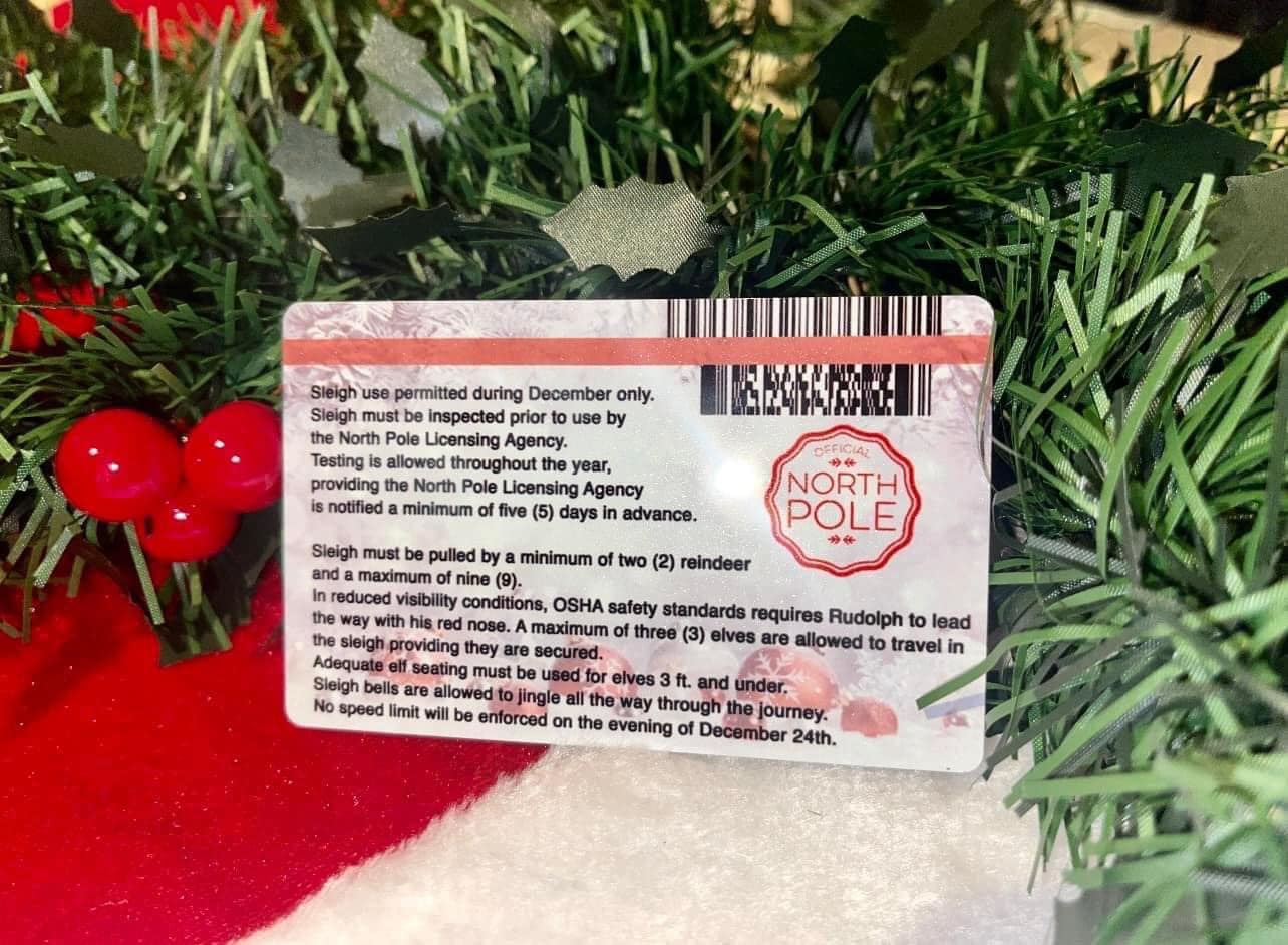 Santa's Sleigh License