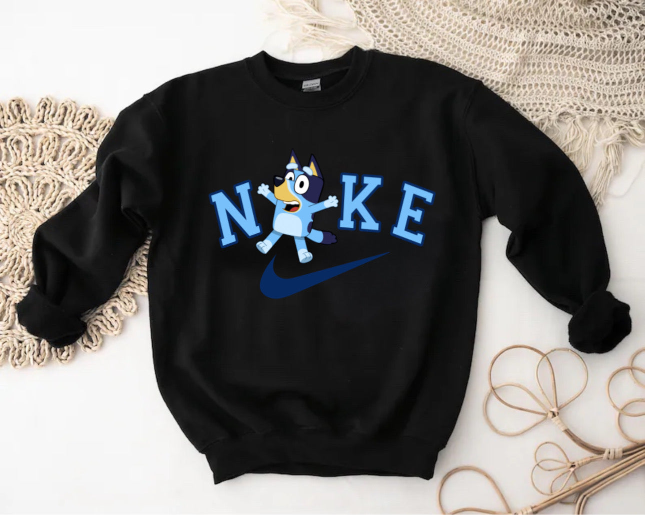 Blue flame sweatshirt hotsell