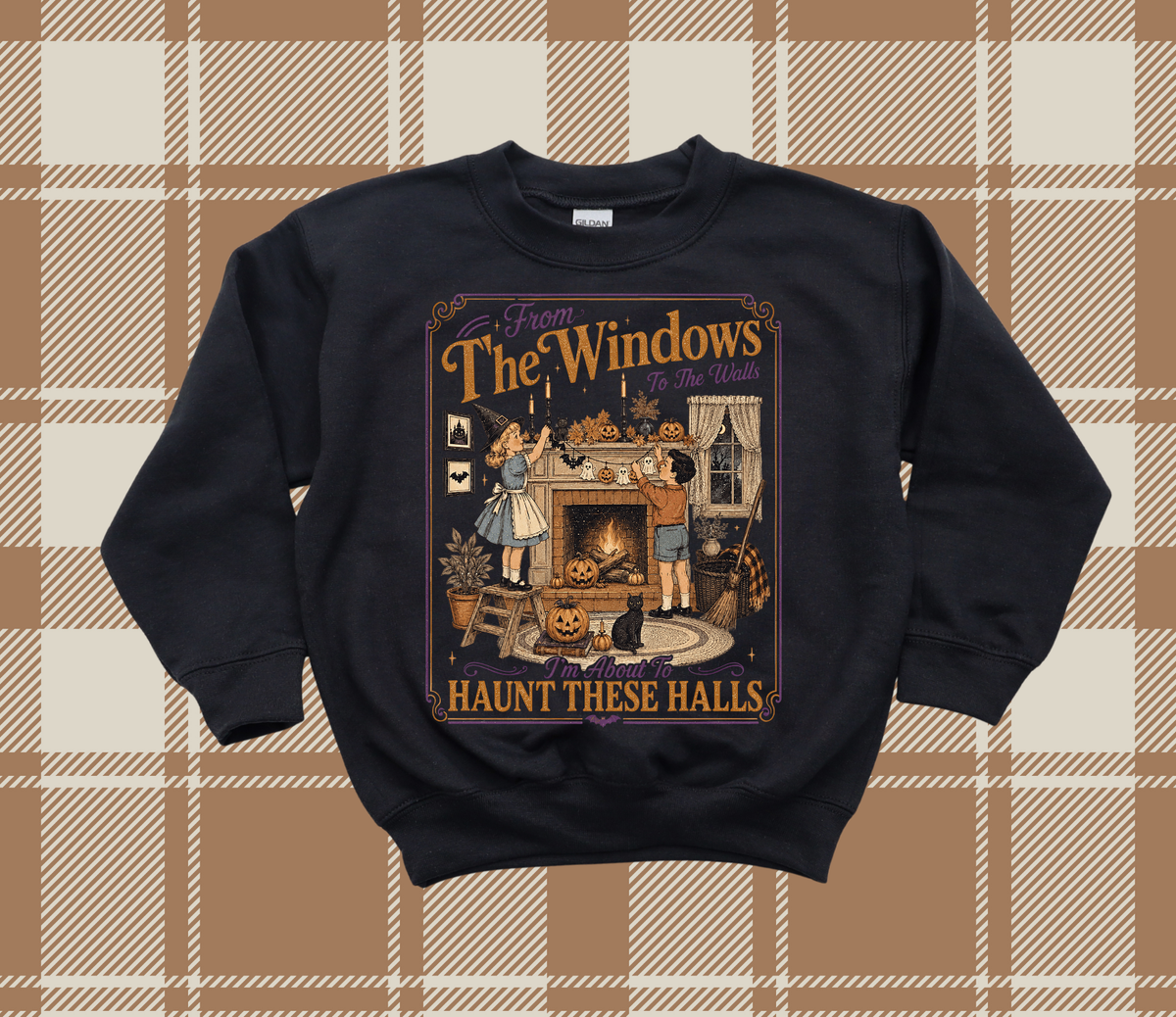 Windows To The Walls, Im About To Haunt These Halls Crewneck Sweatshirt