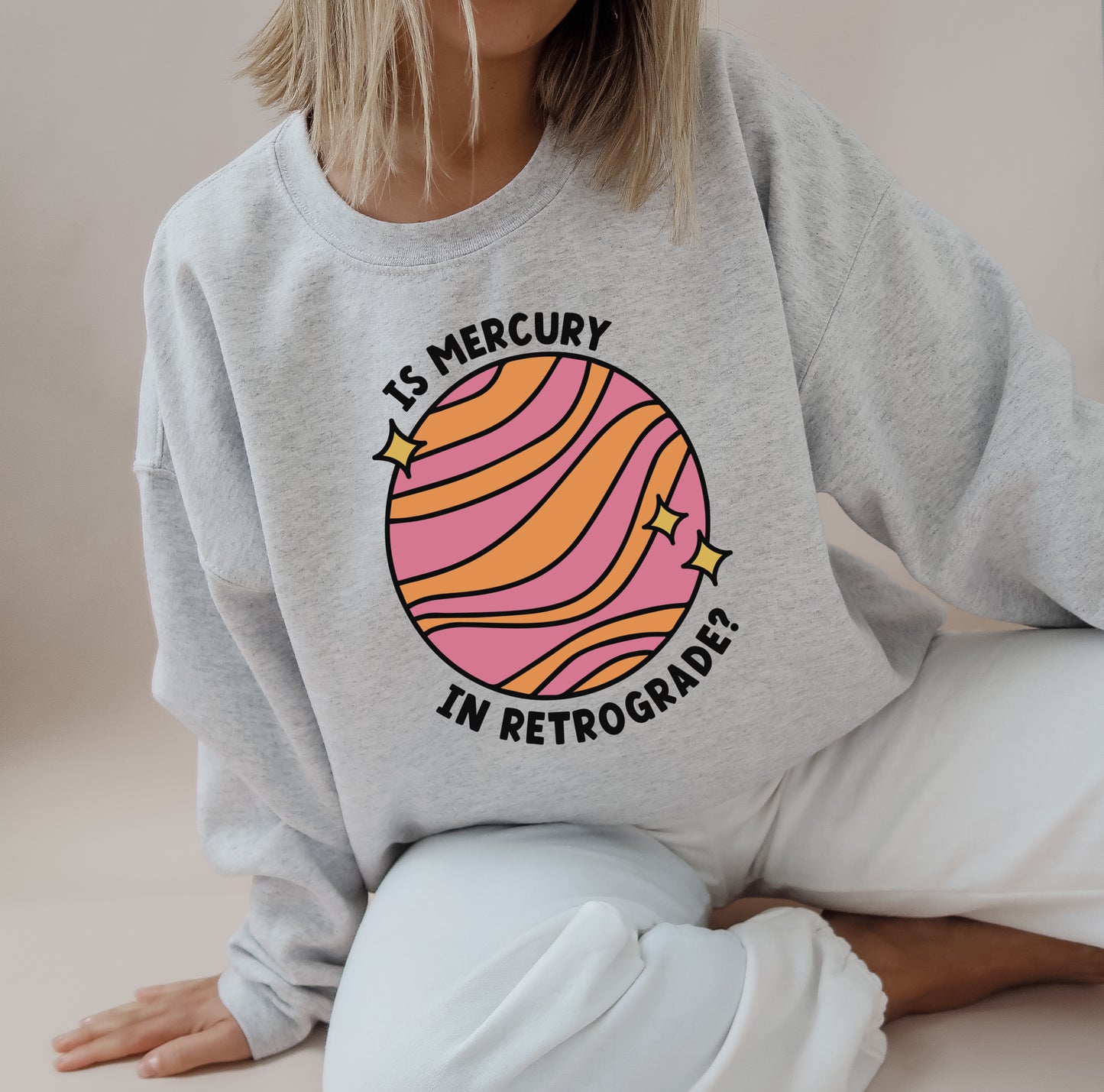 Mercury Retrograde Crewneck Sweatshirt
