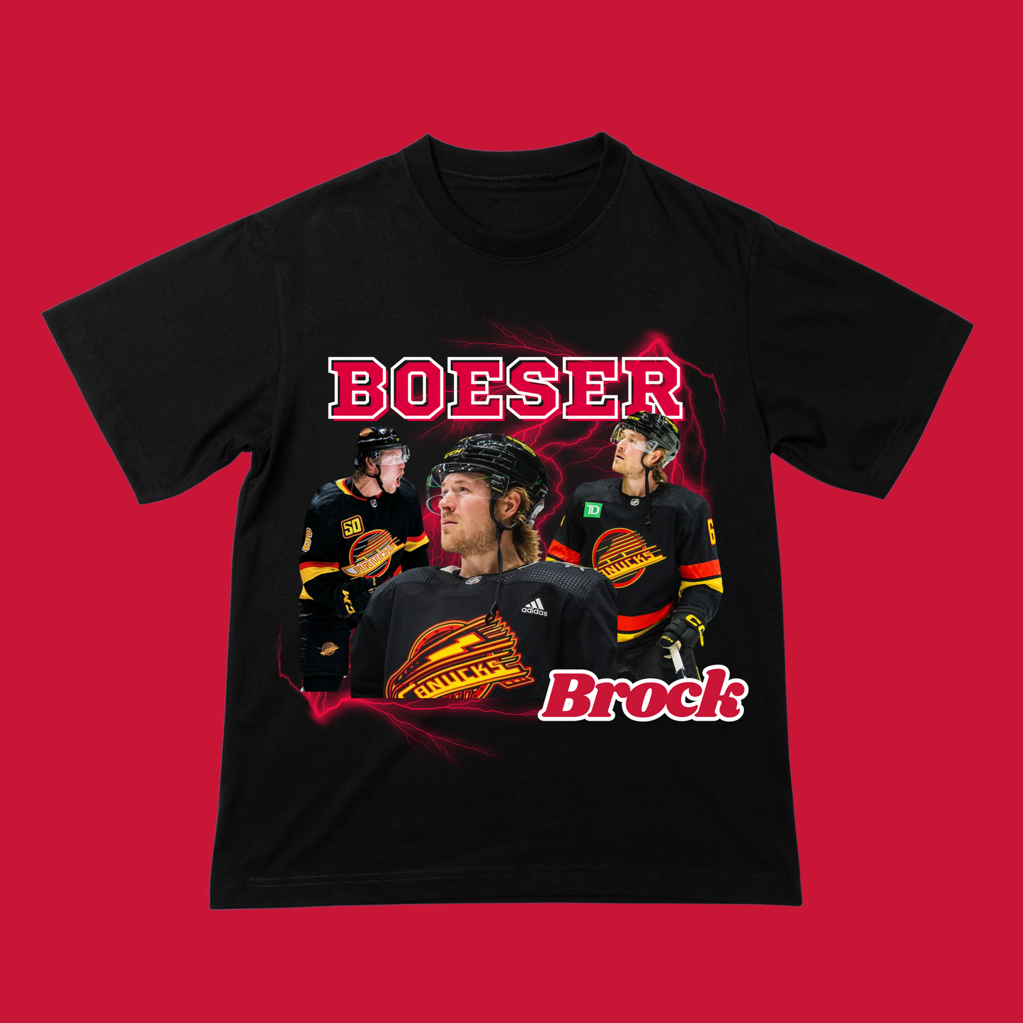 Brock Boeser Collage T-Shirt / Crewneck Sweatshirt