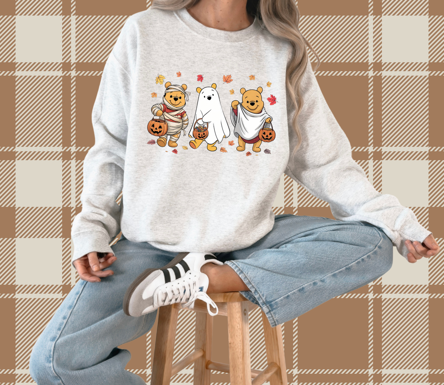 Autumn Pooh Crewneck Sweatshirt