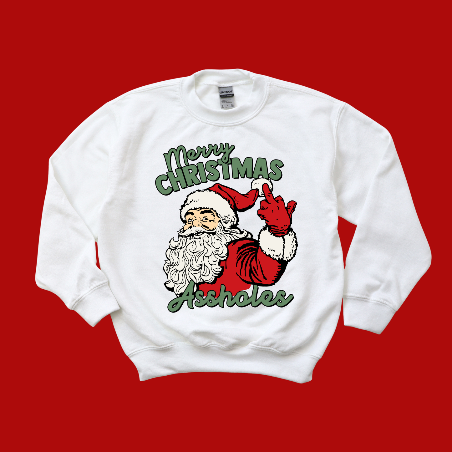 Merry Christmas Assholes Christmas Sweatshirt