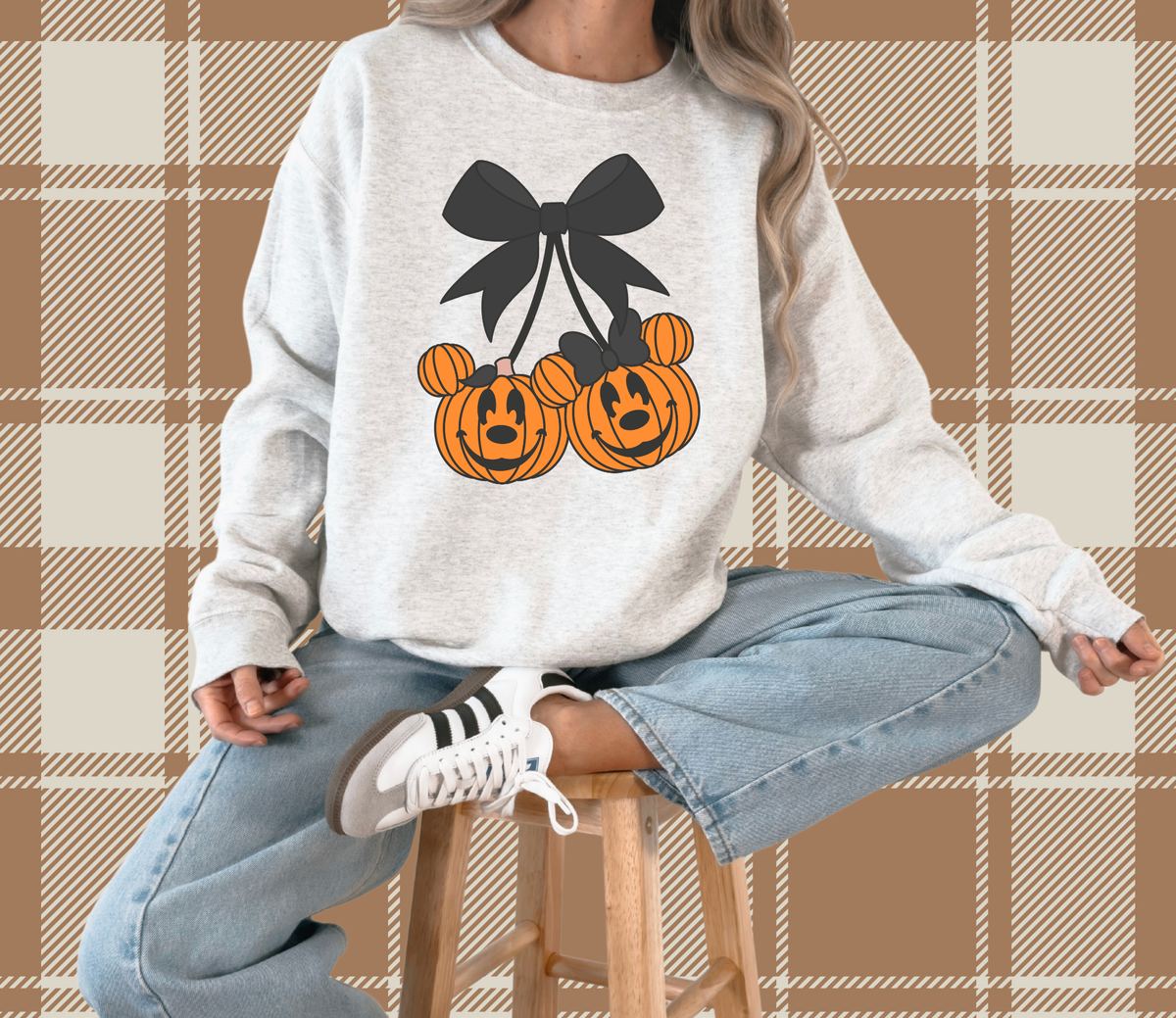 Pumpkin Cherries Crewneck Sweatshirt