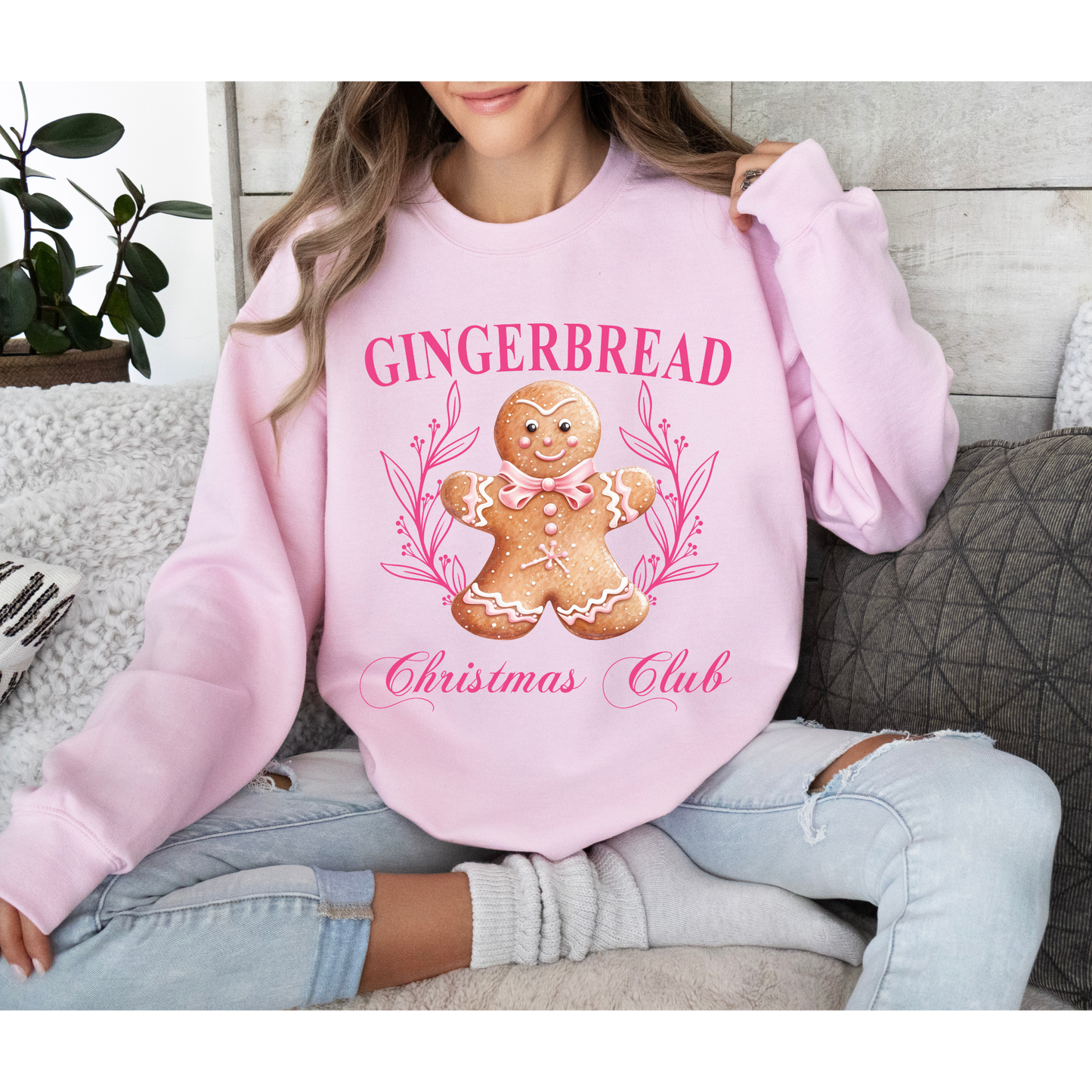 Gingerbread Christmas Club Sweatshirt