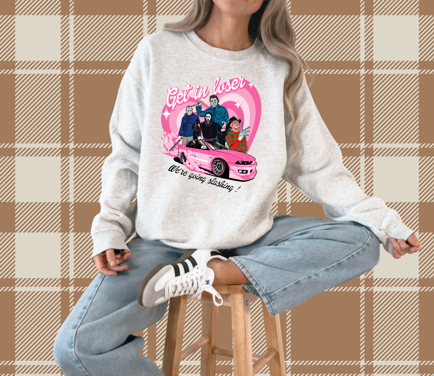Get In Loser Crewneck Sweatshirt