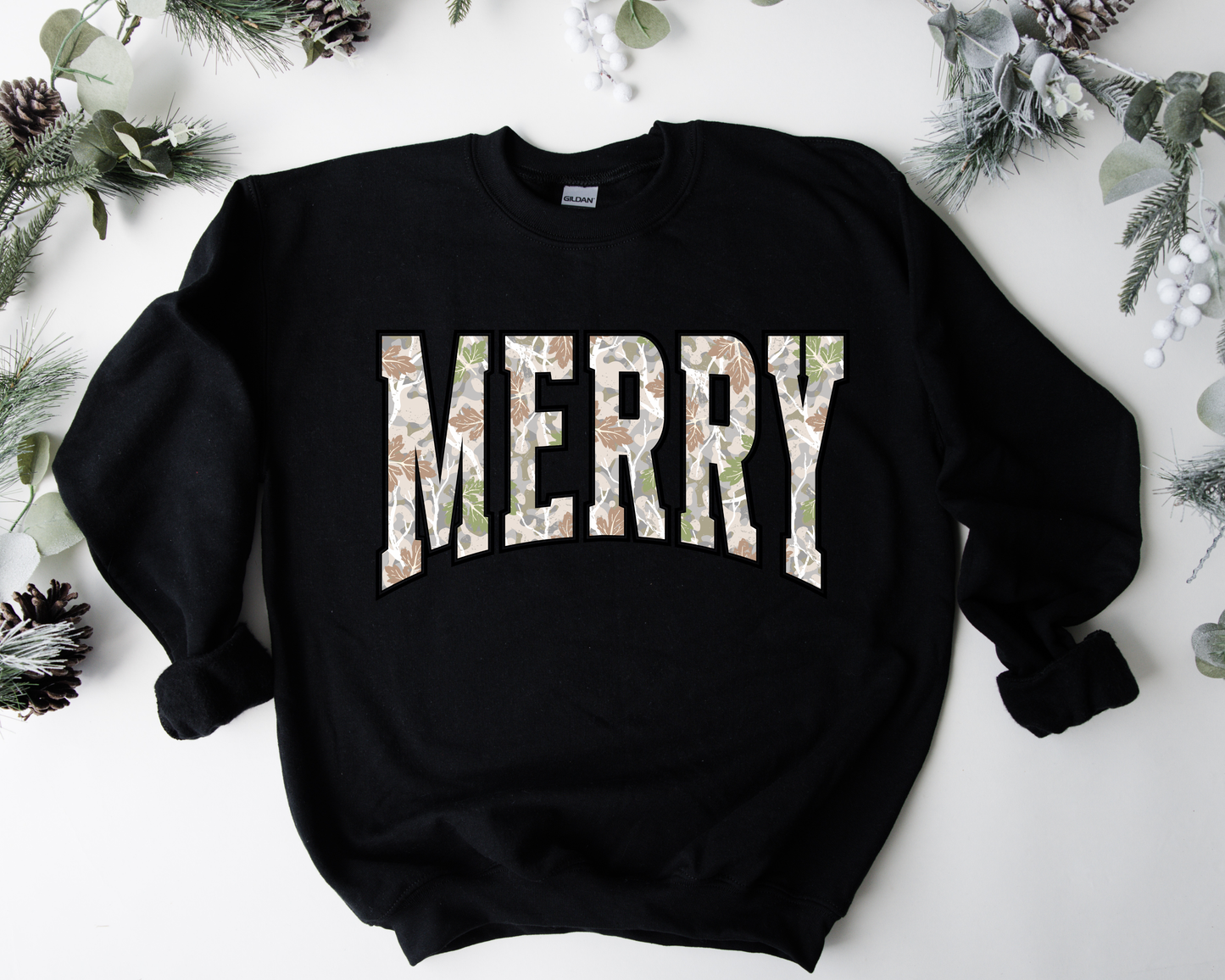 Camo Merry Sweatshirt