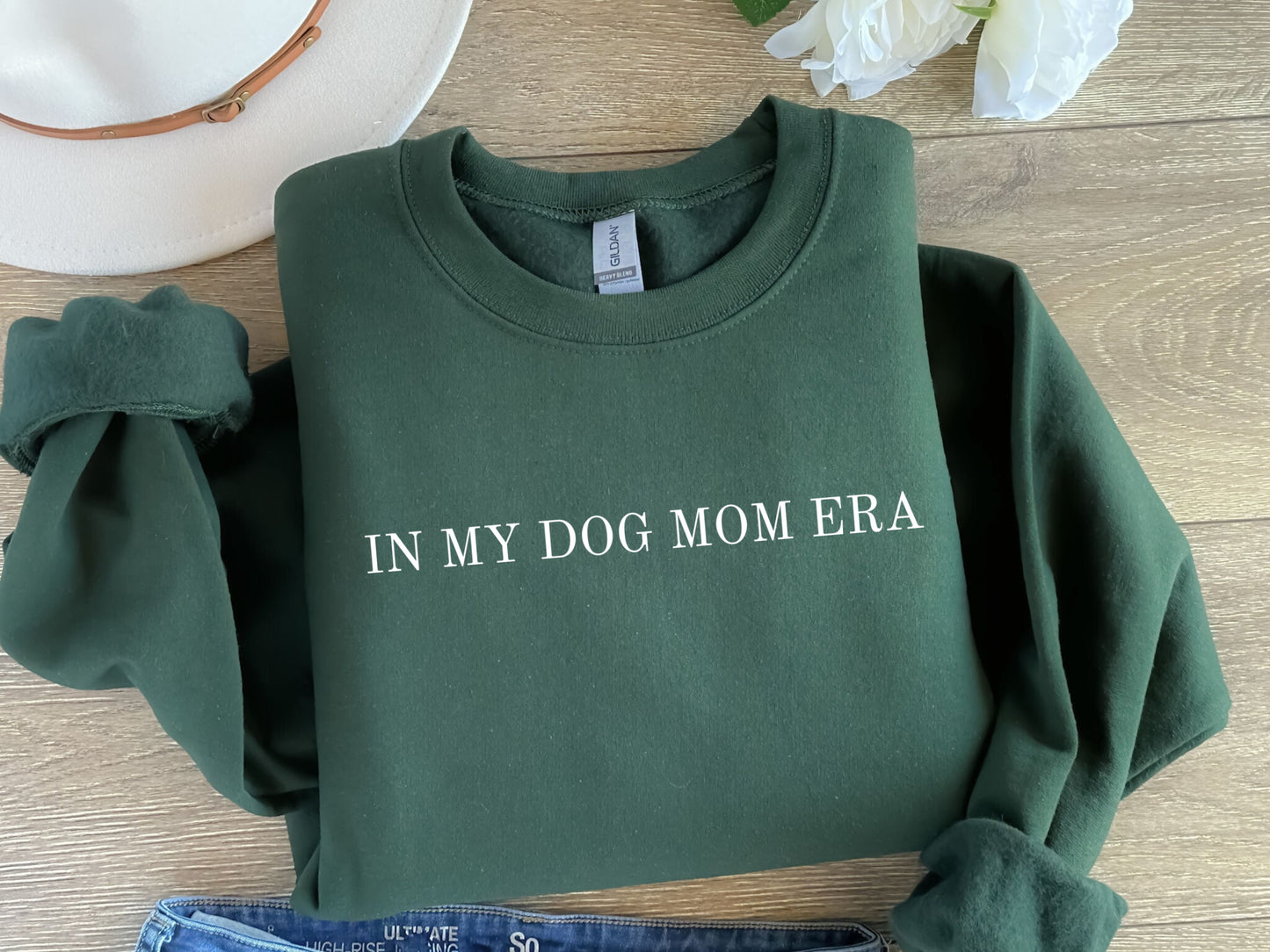 In My Dog Mom Era Crewneck Sweatshirt