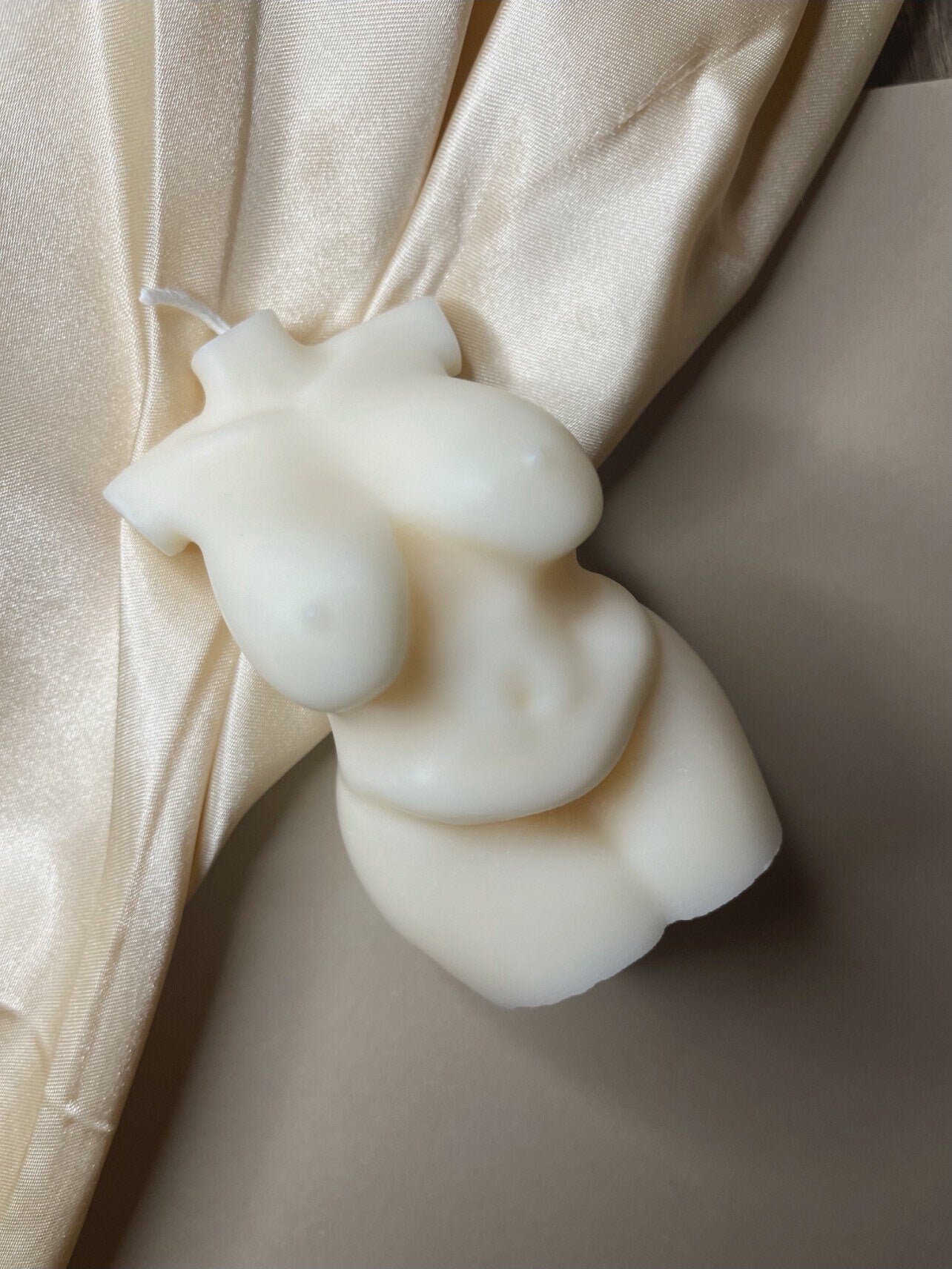 Plus Size Body Nude Woman Soy Candle