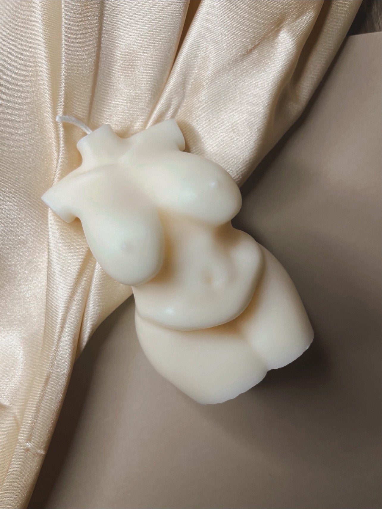 Plus Size Body Nude Woman Soy Candle