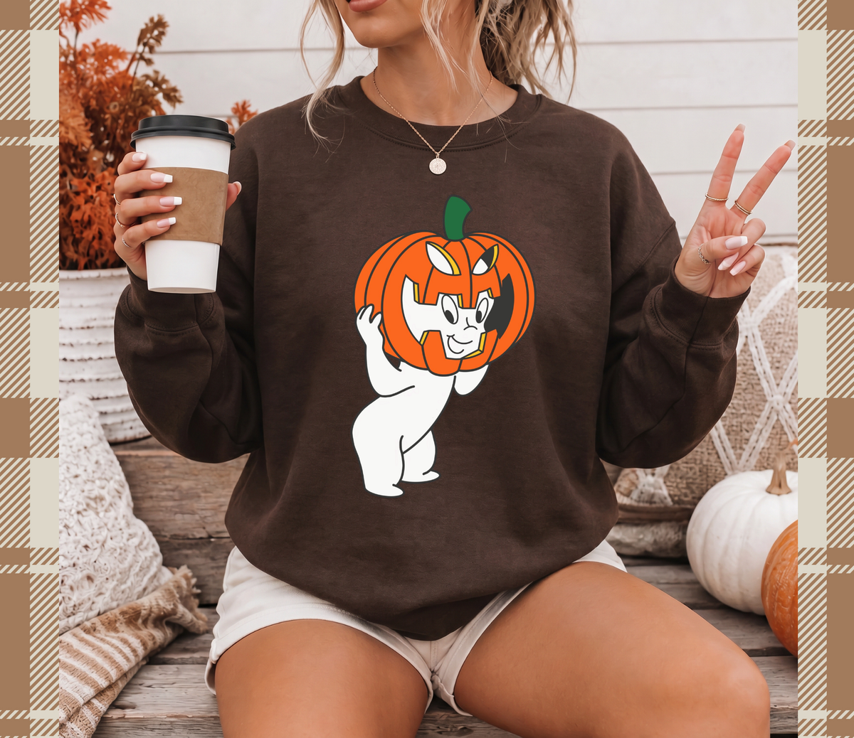 Casper The Friendly Ghost Crewneck Sweatshirt