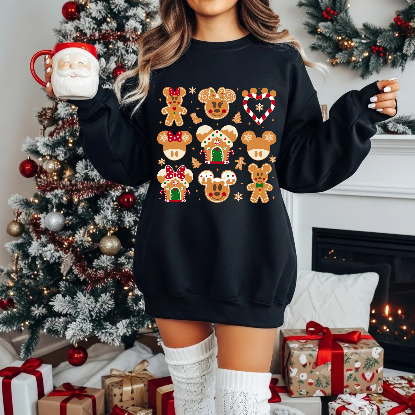 Gingerbread Magic Christmas Sweatshirt