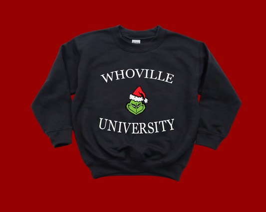 KIDS Whoville University Crewneck Sweatshirt