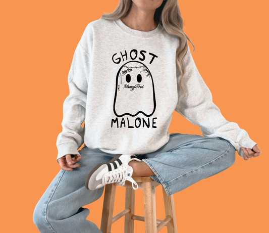 Ghost Malone Halloween Crewneck Sweatshirt