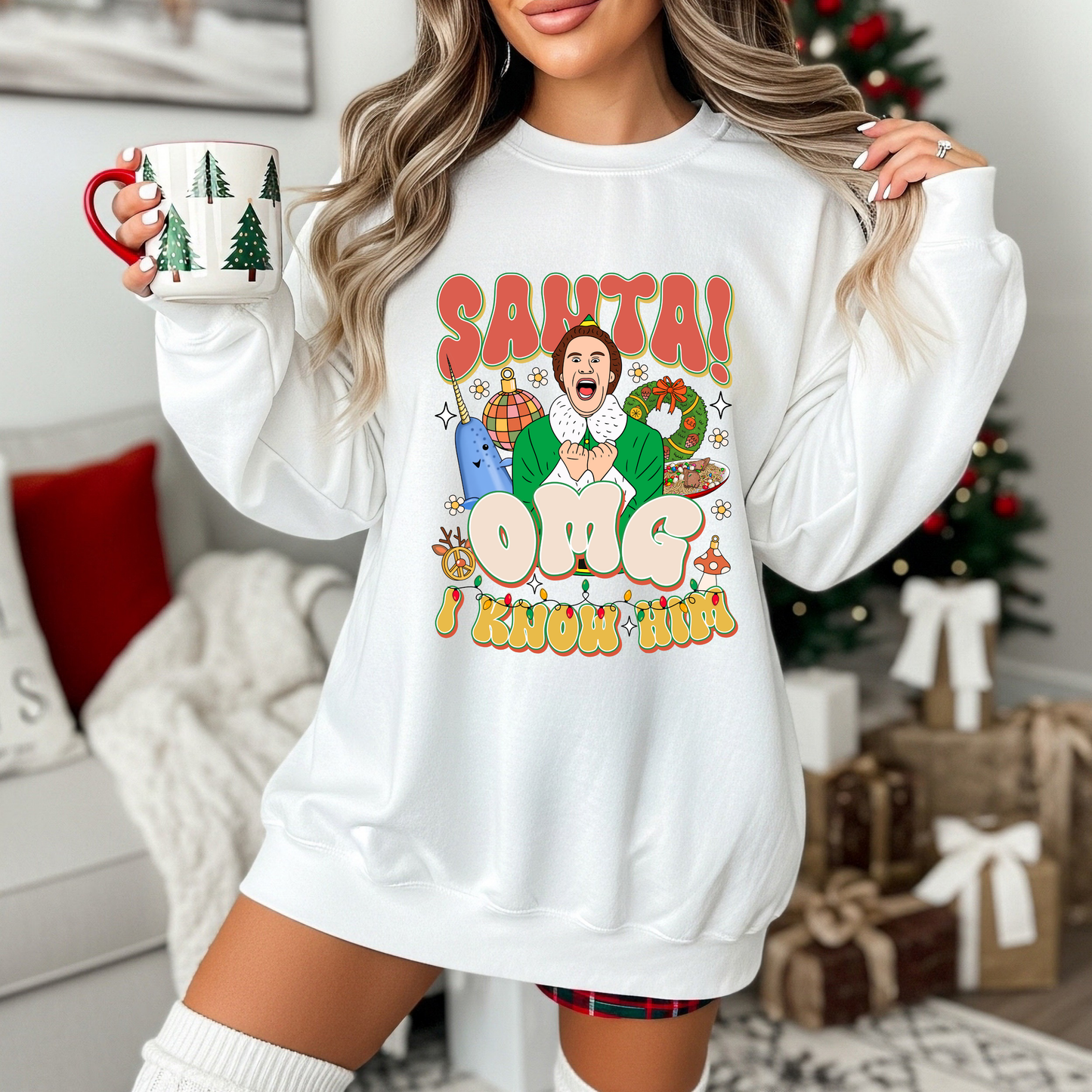 Santa I Know Him! Christmas Sweatshirt