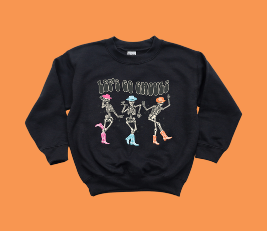 Lets Go Ghouls Halloween Crewneck Sweatshirt