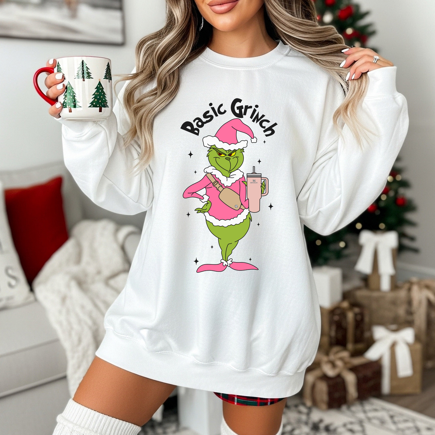 Basic Grinch Christmas Sweatshirt