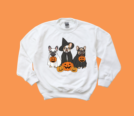 Frenchie Halloween Crewneck Sweatshirt