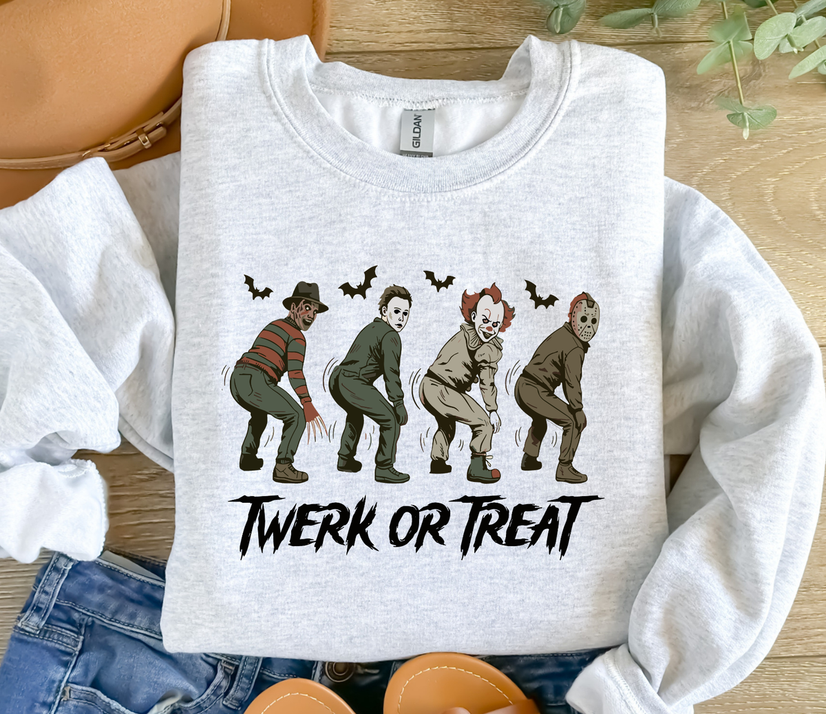 Twerk Or Treat Crewneck Sweatshirt