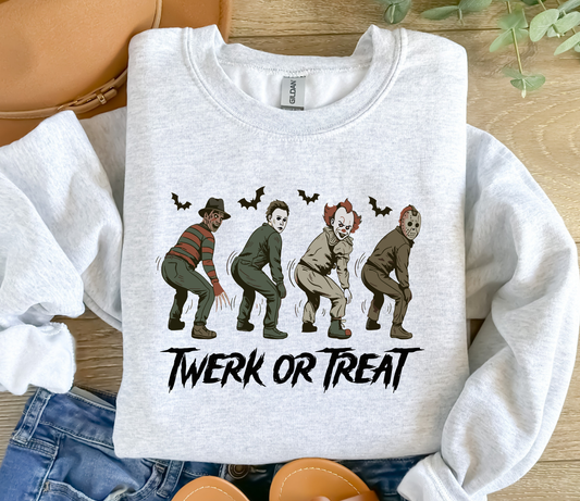 Twerk Or Treat Crewneck Sweatshirt