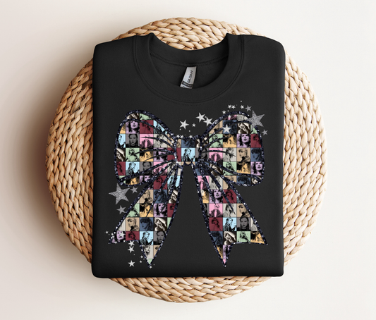 Taylor Eras Bow Crewneck Sweatshirt