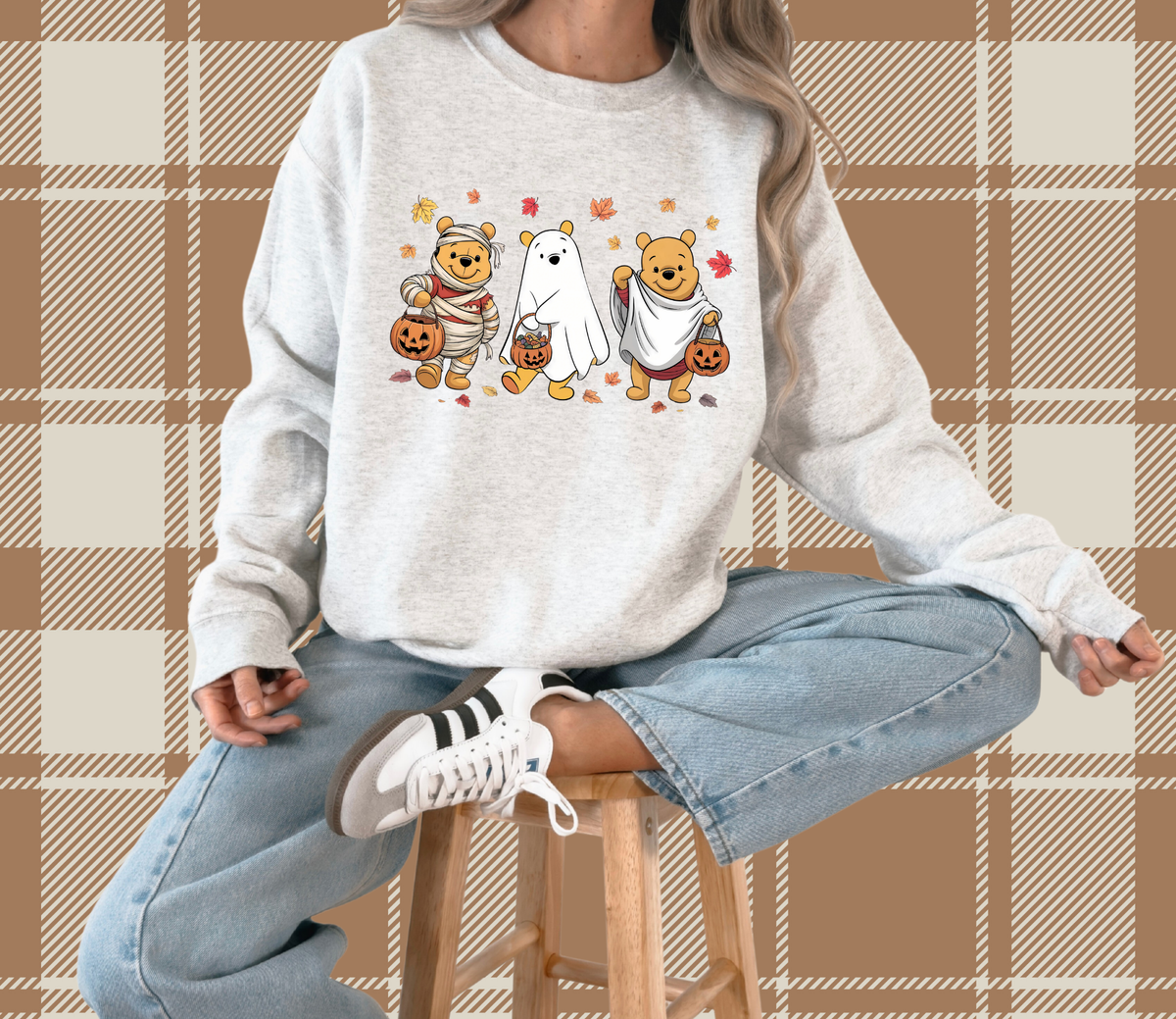 Autumn Pooh Crewneck Sweatshirt