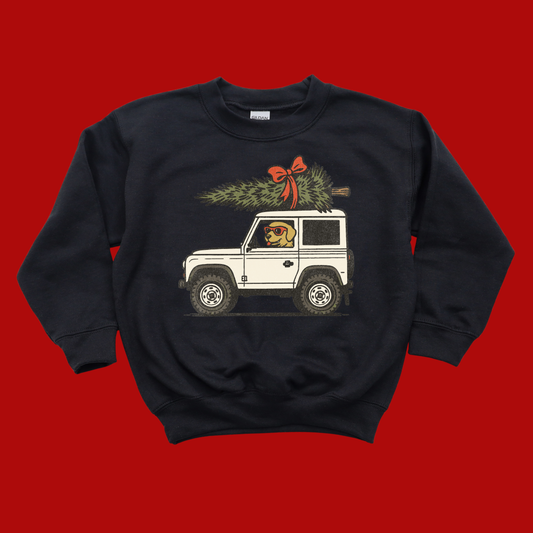 Christmas Land Rover Sweatshirt