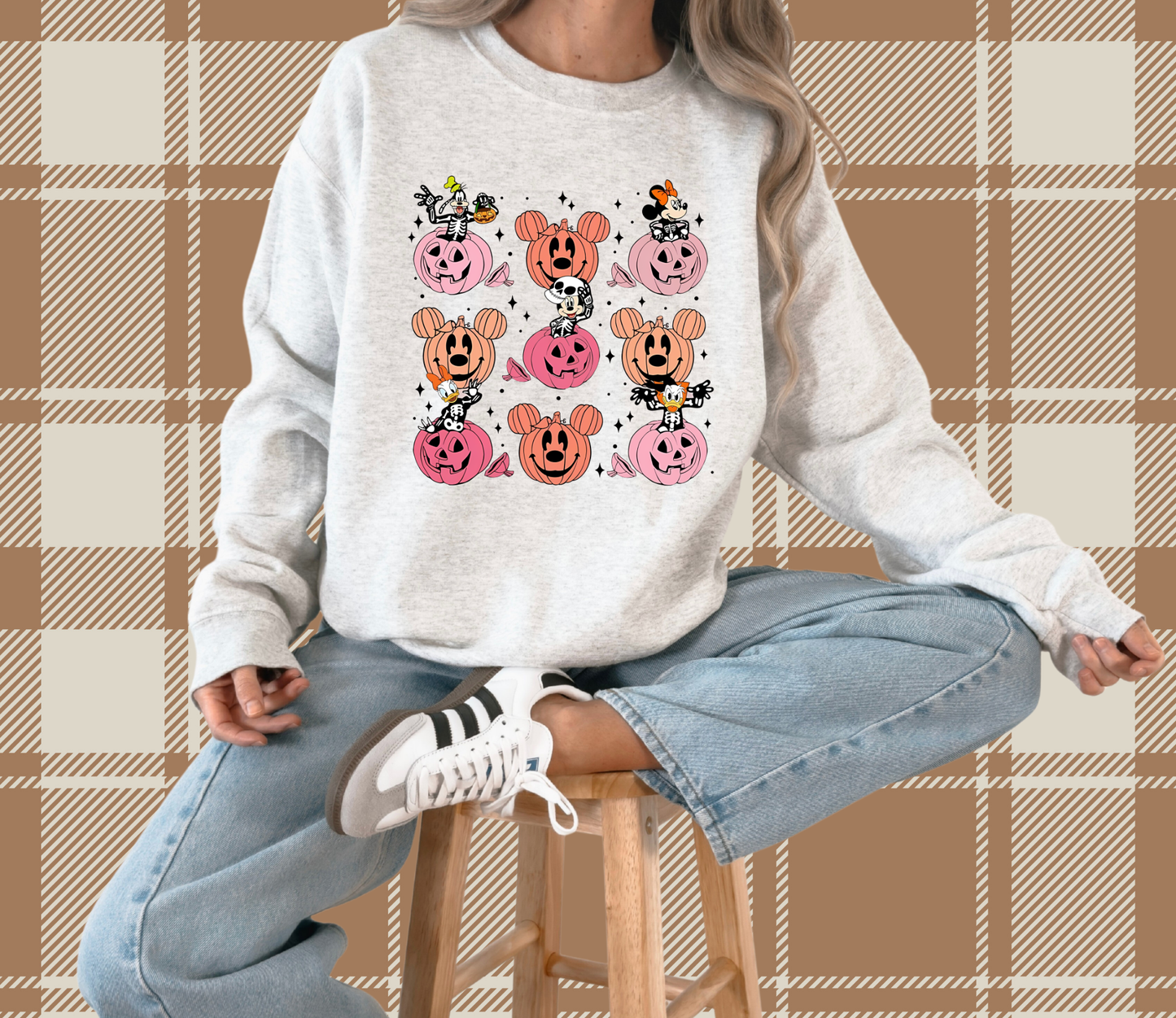 Pumpkin Heads Crewneck Sweatshirt