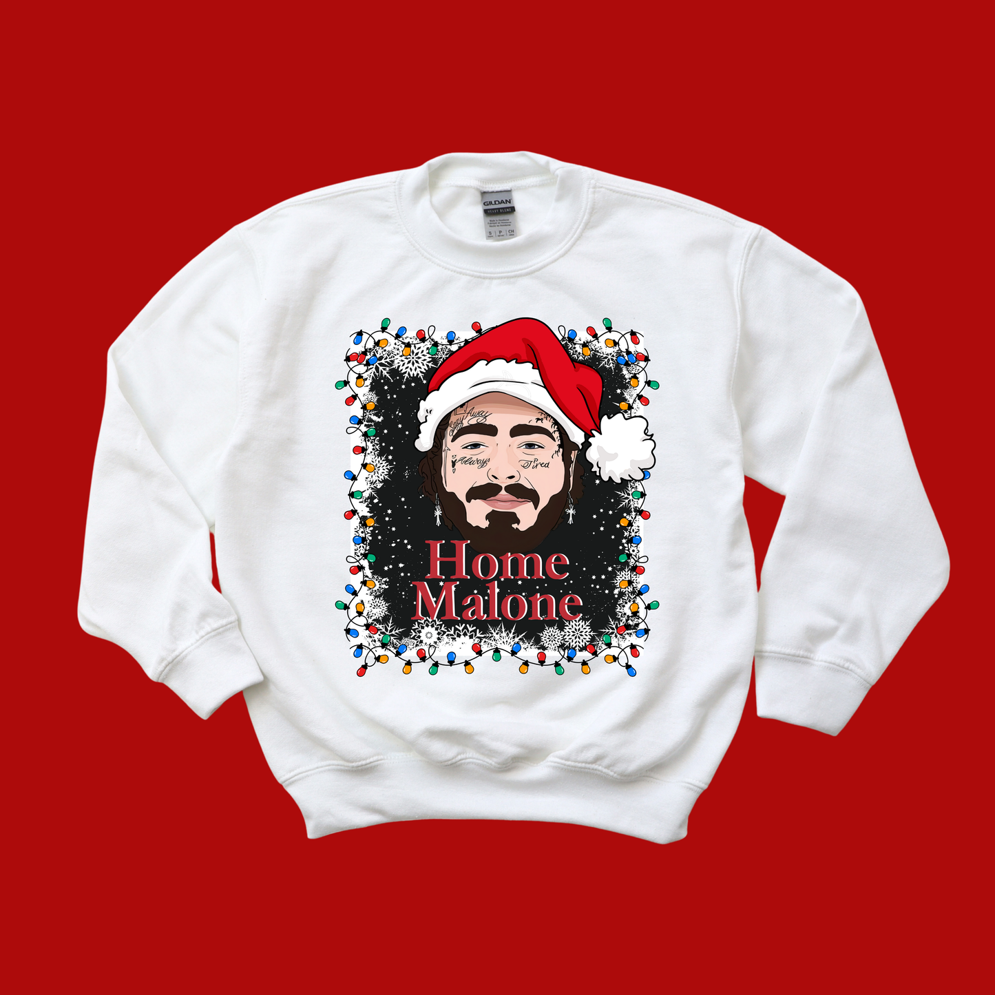 Home Malone Christmas Sweatshirt