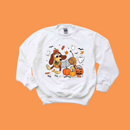 Slinky Halloween Crewneck Sweatshirt