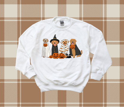 Halloween Goldens Crewneck Sweatshirt