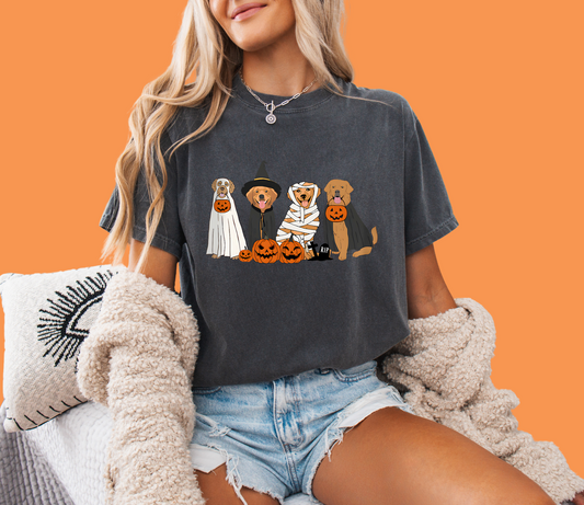 Golden Retriever Halloween Tee