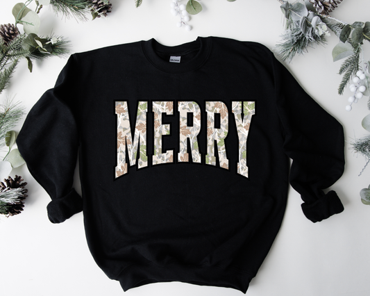 Camo Merry Sweatshirt