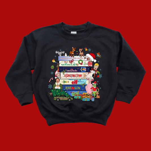 Retro Christmas Movies Sweatshirt